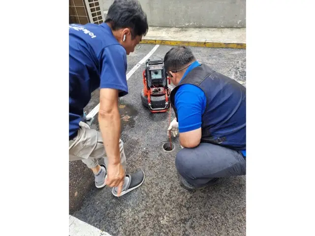 강남건물 하수관 방수에폭시 막힘 사례입니다. - 청년배관케어 고객 후기 사진